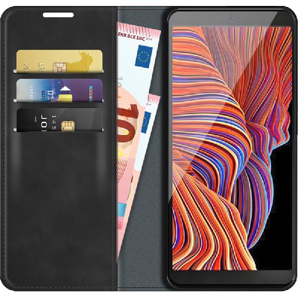 Just in Case Wallet Magnetic Samsung Galaxy Xcover 5 Book Case Zwart