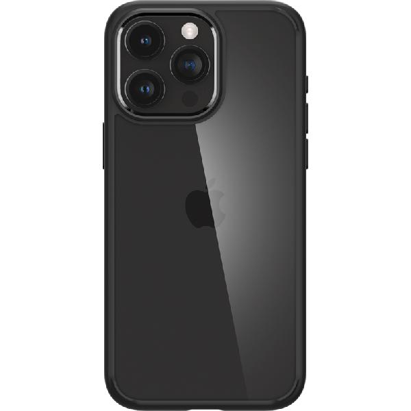 Spigen Ultra Hybrid Apple iPhone 15 Pro Max Back Cover Transparant met Zwarte Rand