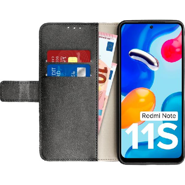 Just in Case Wallet Xiaomi Redmi Note 11 Book Case Zwart