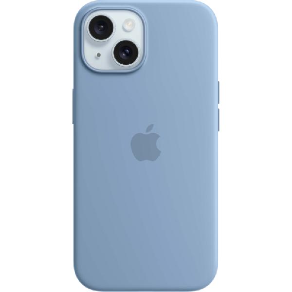 Apple iPhone 15 Back Cover met MagSafe Winterblauw