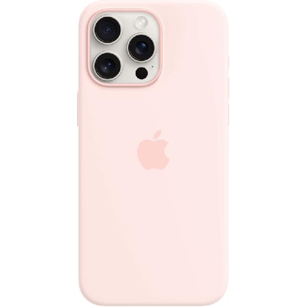 Apple iPhone 15 Pro Max Back Cover met MagSafe Lichtroze