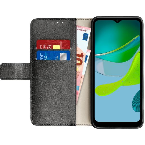 Just in Case Wallet Motorola Moto E13 Book Case Zwart