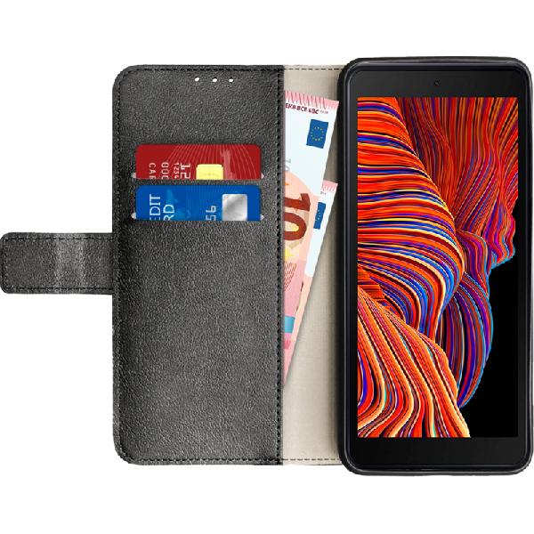 Just in Case Wallet Samsung Galaxy Xcover 5 Book Case Zwart