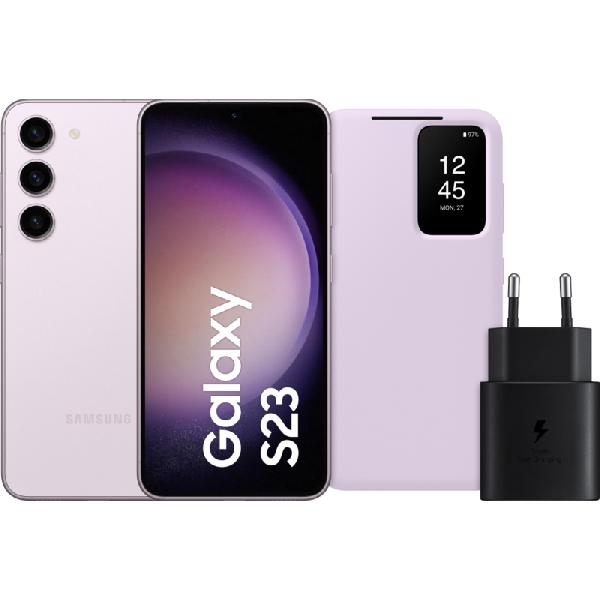 Samsung Galaxy S23 128GB Roze 5G + Accessoirepakket