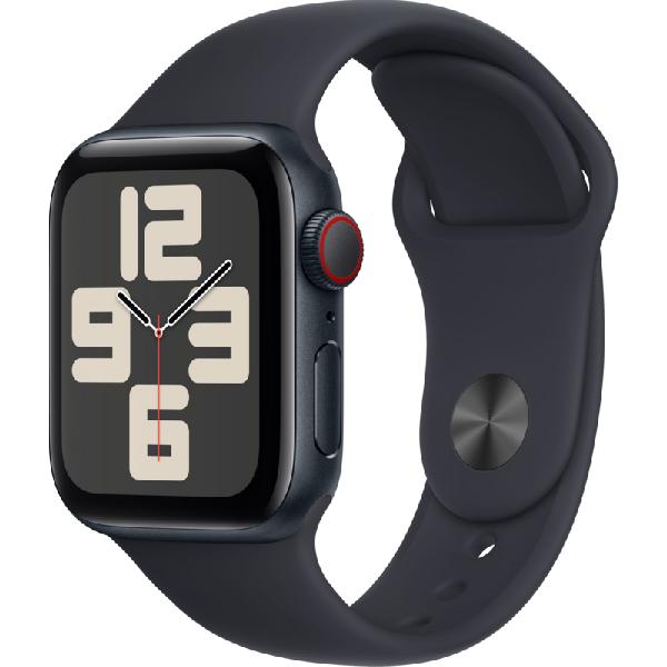 Apple Watch SE (2022) 4G 40mm Midnight Aluminium Sportband M/L
