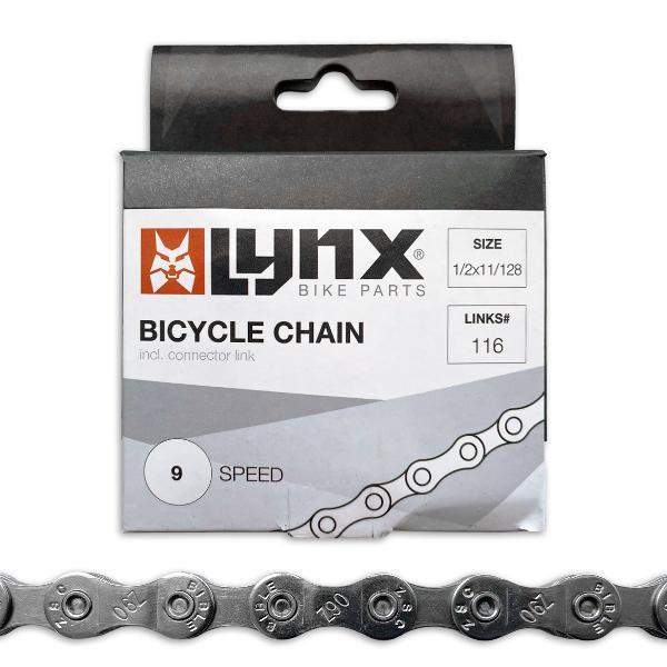 Lynx 9-speed fietsketting 1/2 x 11/128 (116 schakels) Verbonden