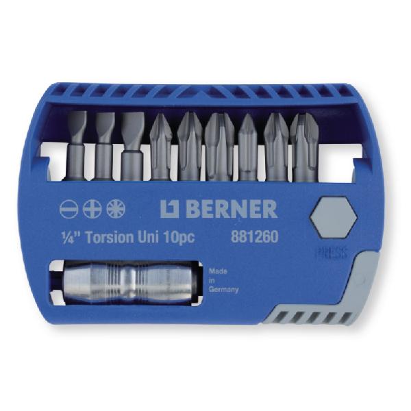 Berner Bits-selector 1/4 10 delig