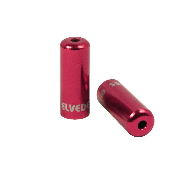Elvedes Kabelhoedje 4,2mm aluminium rood (10x) CP2012010