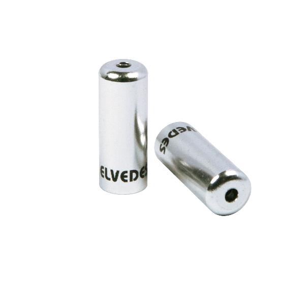 Elvedes Kabelhoedje 4,2mm aluminium zilver(10x)CP2012007