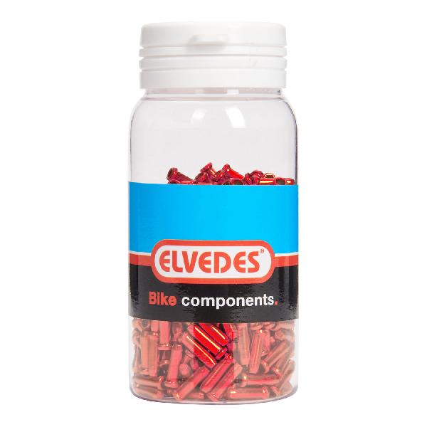 Elvedes Antirafeldopjes 2,3mm rood (500x) alum. ELV2012015