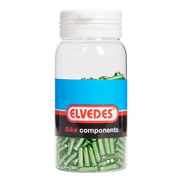Elvedes Antirafeldopjes 2,3mm groen (500x) alum. ELV2012016