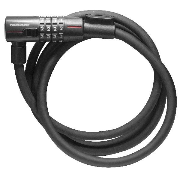 Trelock KS312 kabelslot code 110/12mm zwart