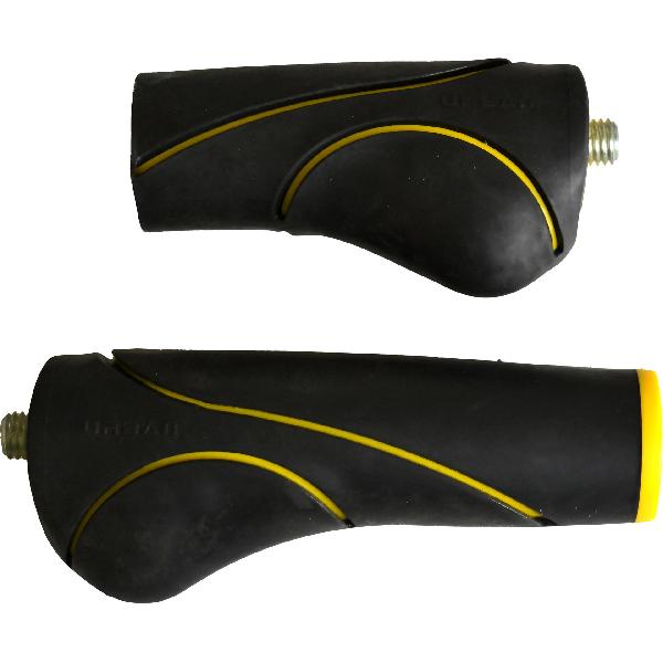 Bikkel IBee Handvat 90-120mm zwart/geel per set