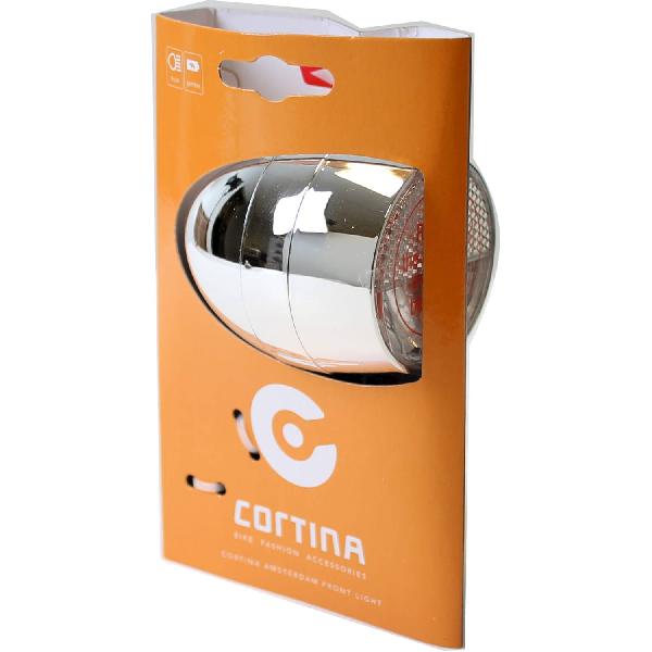 Cortina - koplamp Amsterdam batterij chroom