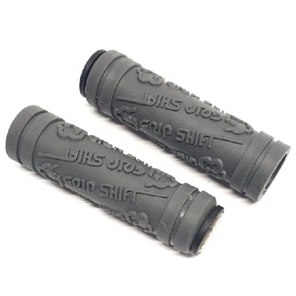 Corratec handvatten Grip Shift 105 mm rubber grijs per set