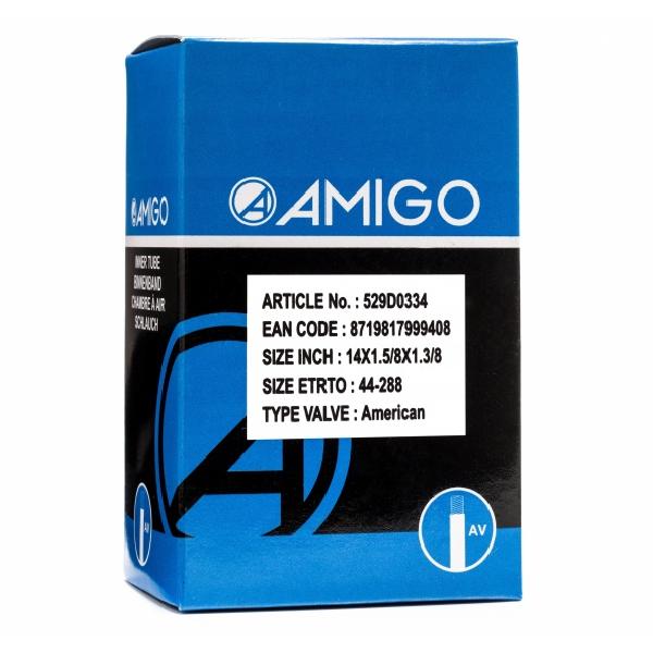 AMIGO Binnenband 14 x 1 5/8 x 1 3/8 (44 288) AV 48 mm