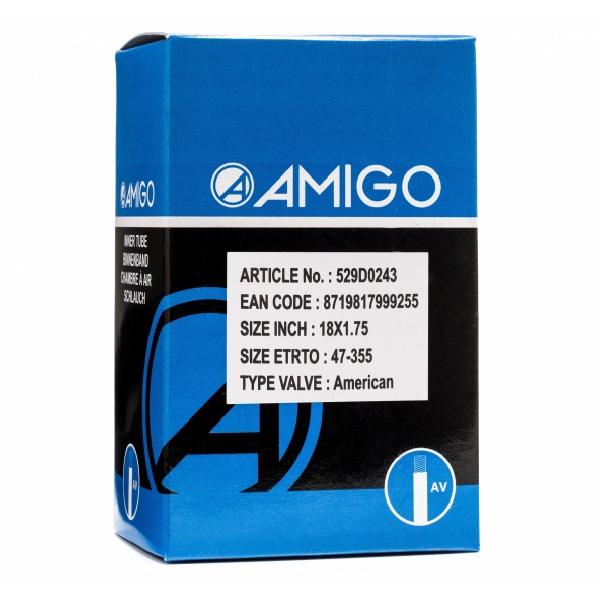 AMIGO binnenband 18 x 1.75 (47 355) AV 48 mm