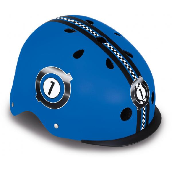 Globber Elite Lights helm blauw maat 48 53 cm