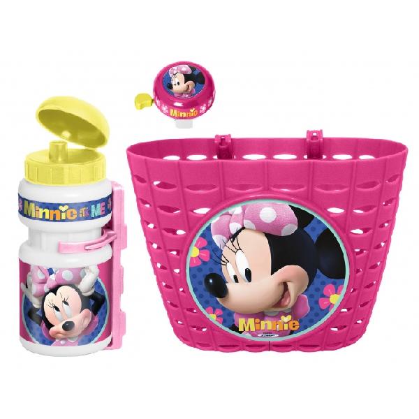 Disney Minnie Mouse Kinderfietsaccessoires Roze 3 delig