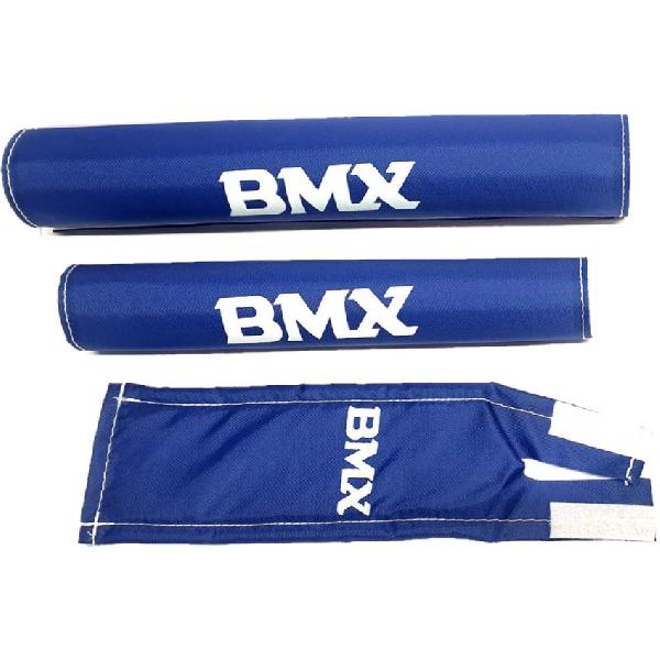HZB pads BMX junior foam blauw 3 delig