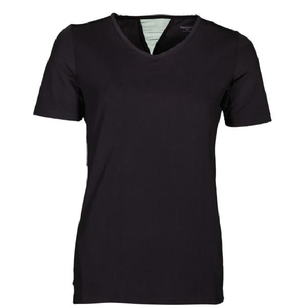 Papillon Fitness shirt s/sl v neck dames zwart maat 3XL