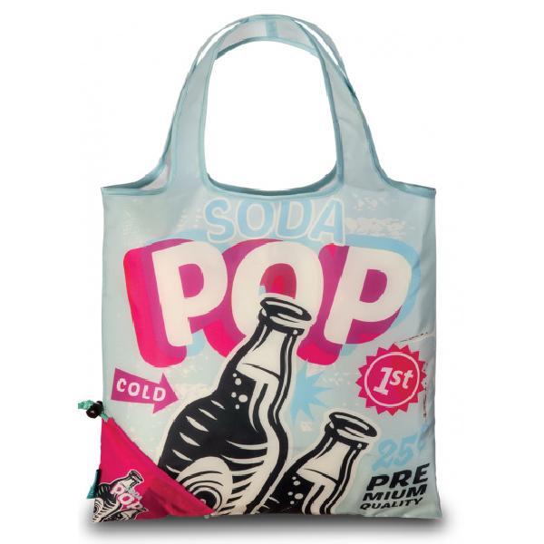 Punta Shopper Sodapop dames 12 liter polyester blauw/roze