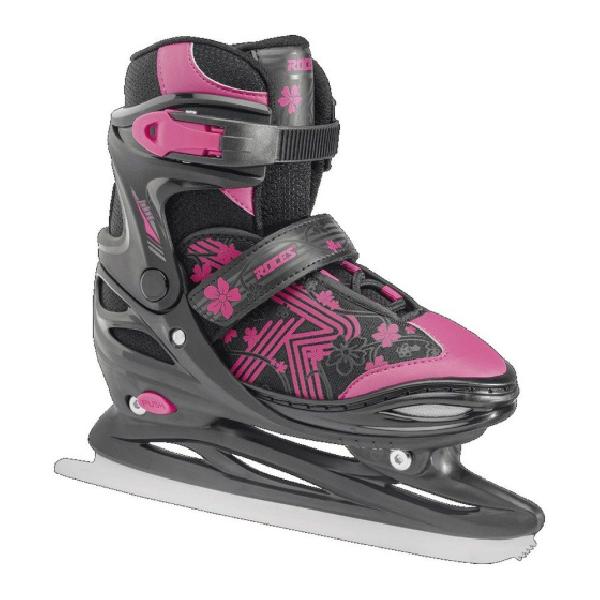 Roces Jokey Ice 3.0 verstelbare schaatsen zwart/roze maat 26 29