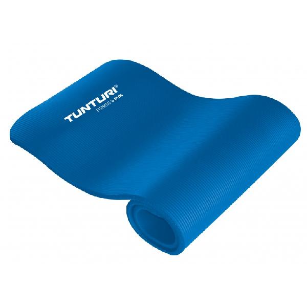 Tunturi fitnessmat met draagtas 180 cm blauw