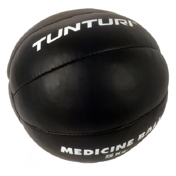 Tunturi Medicijnbal Functioneel 5 kg Kunstleer 25 cm Zwart