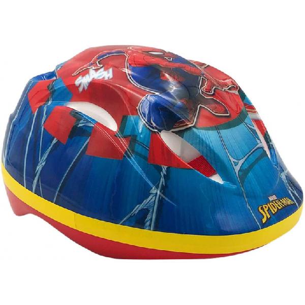 Volare fietshelm Spider Man jongens blauw/rood maat 51 55 cm