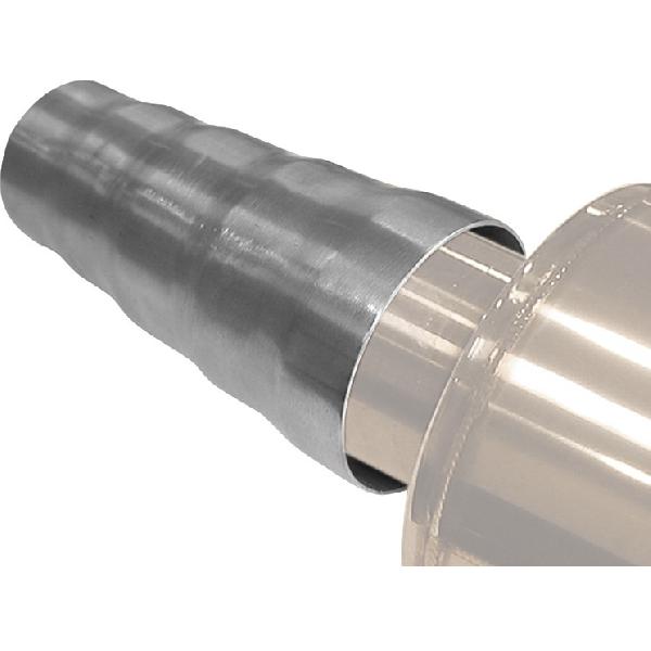 aansluit-adapter uitlaat (las) 50-70 mm zilvergrijs