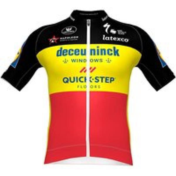 DECEUNINCK-QUICK STEP Shirt met korte mouwen PRR Belgische kampioen 2021, voor h