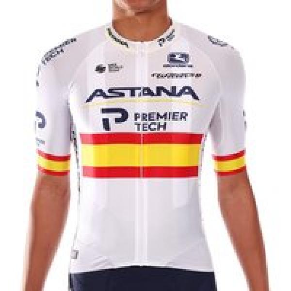 ASTANA - PREMIER TECH fietsshirt met korte mouwen FRC Spaans kampioen 2021, voor