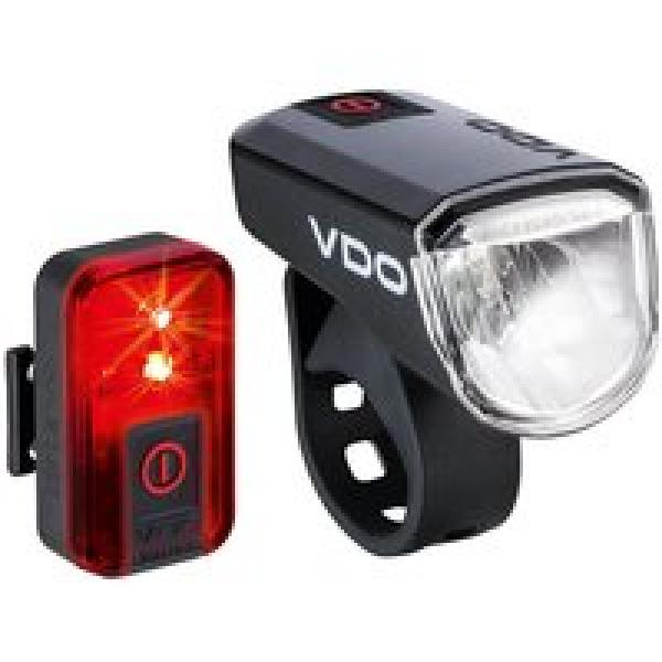 VDO Lichtset ECO Light M30 + Red, Fietslamp, Fietsverlichting