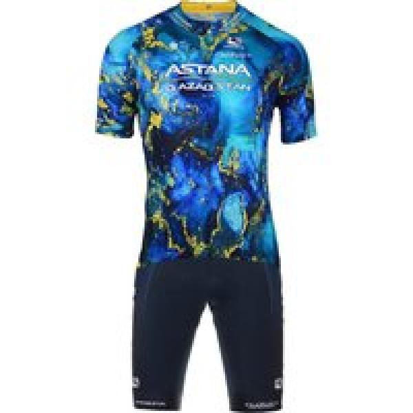 ASTANA Tour de France 2023 Set (fietsshirt + fietsbroek) set (2 artikelen), voor