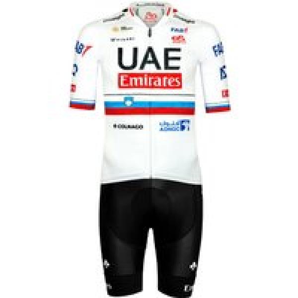 UAE EMIRATES Slowenien 2024 Set (fietsshirt + fietsbroek) set (2 artikelen), voo