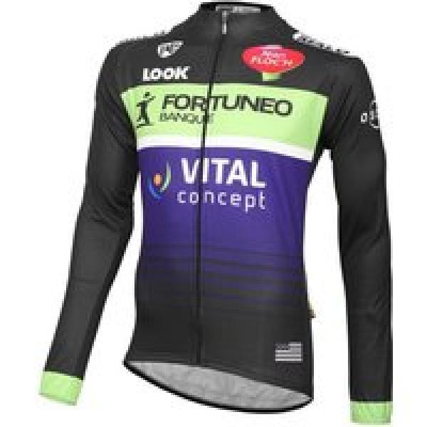 FORTUNEO-VITAL CONCEPT 2016 fietsshirt met lange mouwen, voor heren, Maat S, Fie