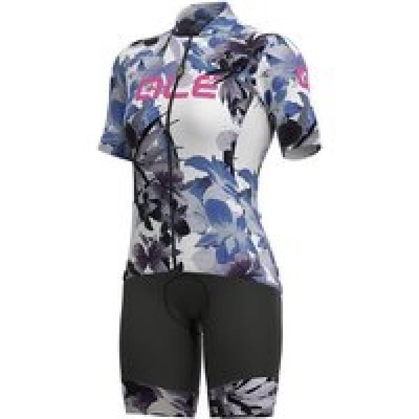 ALÉ Bouquet Dames set (fietsshirt + fietsbroek) dames set (2 artikelen), Fietskl