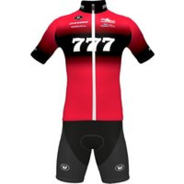 TEAM 777 2023 Set (fietsshirt + fietsbroek) set (2 artikelen), voor heren, Fiets