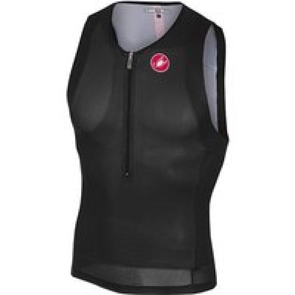 CASTELLI Tri Top Free zwart, voor heren, Maat S, Triathlon shirt, Triathlon kled