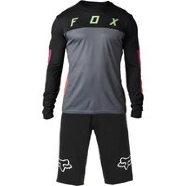 FOX Defend Cekt Set (fietsshirt + fietsbroek) set (2 artikelen), voor heren