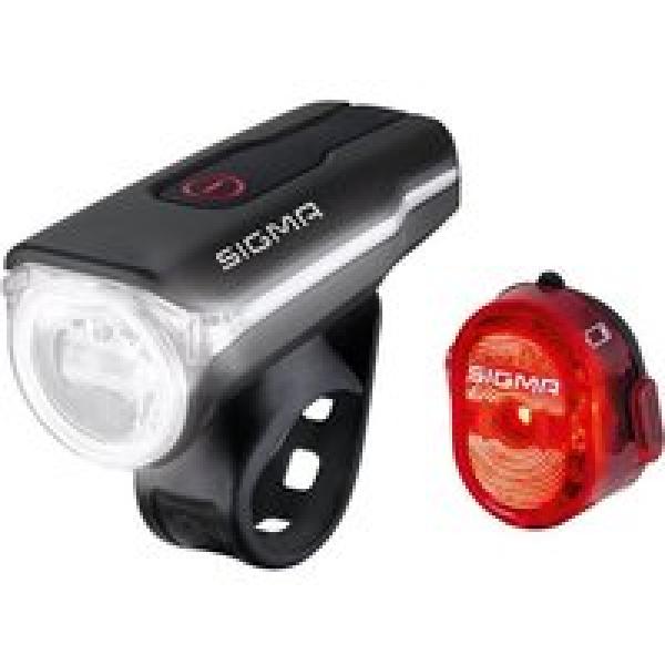 SIMGA Verlichtingsset AURA 60 USB LED/NUGGET II, Fietslamp, Fietsverlichting