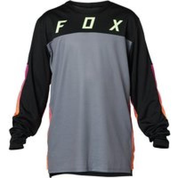 FOX Kinderfietsshirt met lange mouwen Defend Race bikeshirt, Maat XL, Fietsshirt