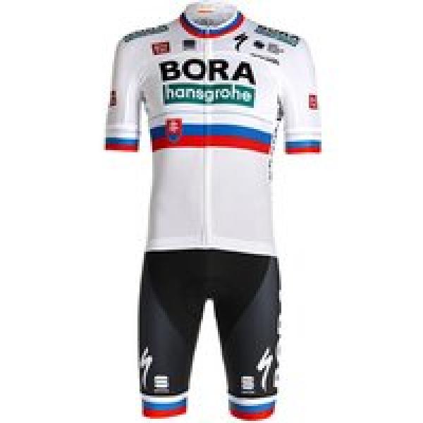 BORA-hansgrohe Slowaakse kampioen 2021 (fietsshirt + fietsbroek) Set (2 stukken,
