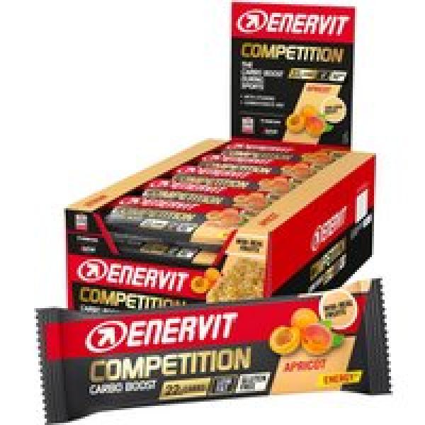 ENERVIT SportCompetition Apricot 25 stuks. reep, Energierepen, Prestatievoeding
