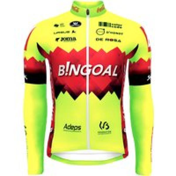BINGOAL WB 2023 fietsshirt met lange mouwen, voor heren, Maat XL, Wielrenshirt,