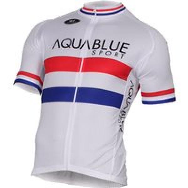AQUA BLUE SPORT Britse kampioen 2017 fietsshirt met korte mouwen, voor heren, Ma