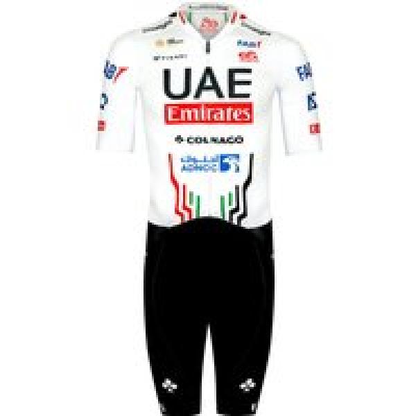 UAE TEAM EMIRATES RACEBODY 2024 racebody, voor heren, Maat L, Fietsbody, Wielerk
