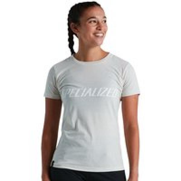 SPECIALIZED Dames-T-shirt Wordmark, Maat L, MTB shirt, Mountainbike kleding