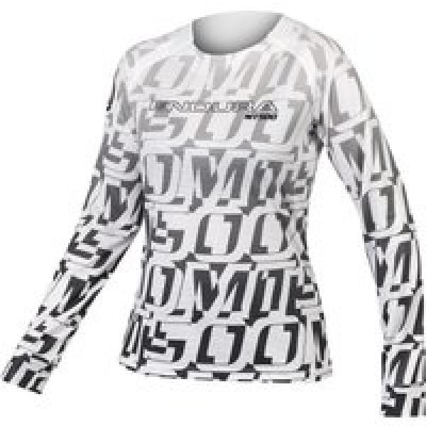 ENDURA Damesfietsshirt met lange mouwen MT500 Print LTD bikeshirt, Maat M, Wiele